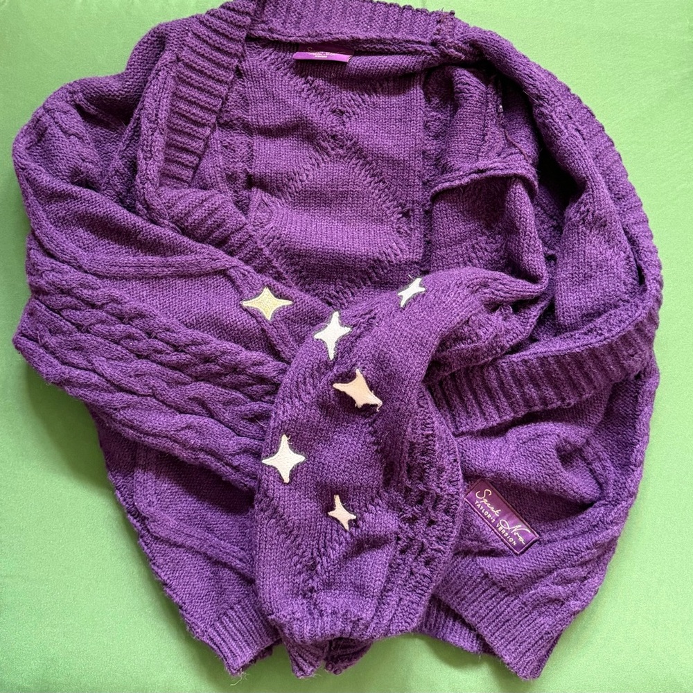 Taylor Swift Purple Women's Cardigan